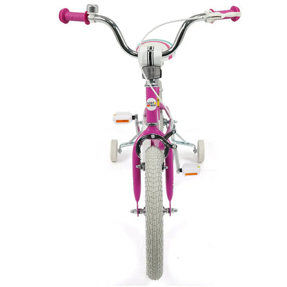 Kids Bike 12-18 Inch with Training Wheels Pink