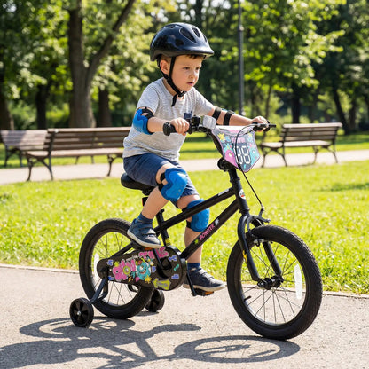 18-Inch Kids Bike With Training Wheels 4-8