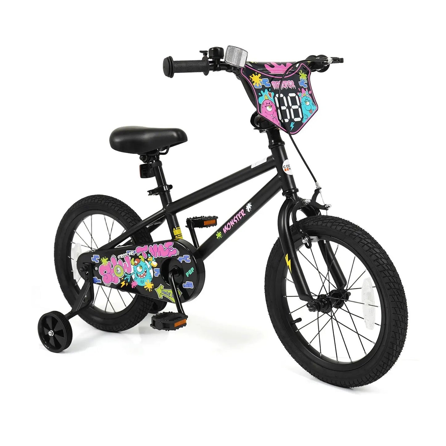 18-Inch Kids Bike With Training Wheels 4-8