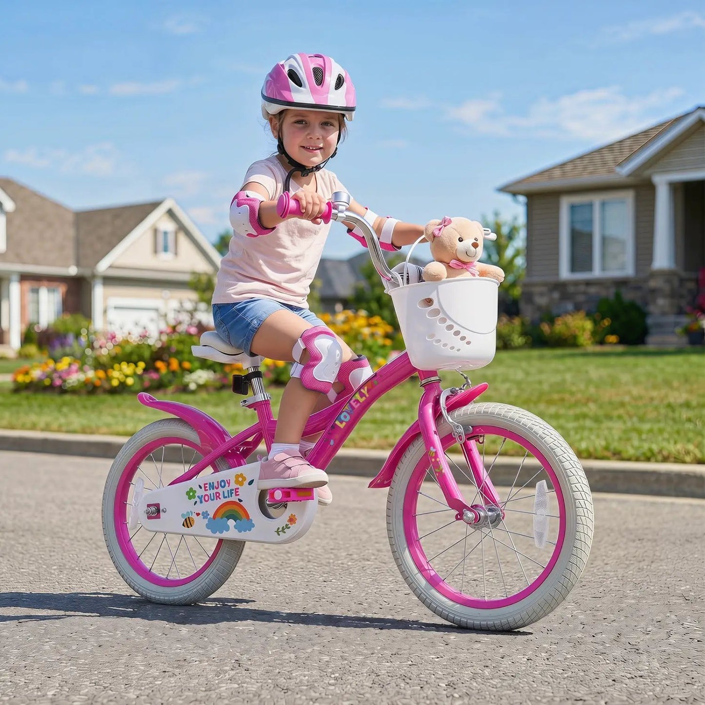 Girls Bike 12 to 18 Inch with Training Wheels