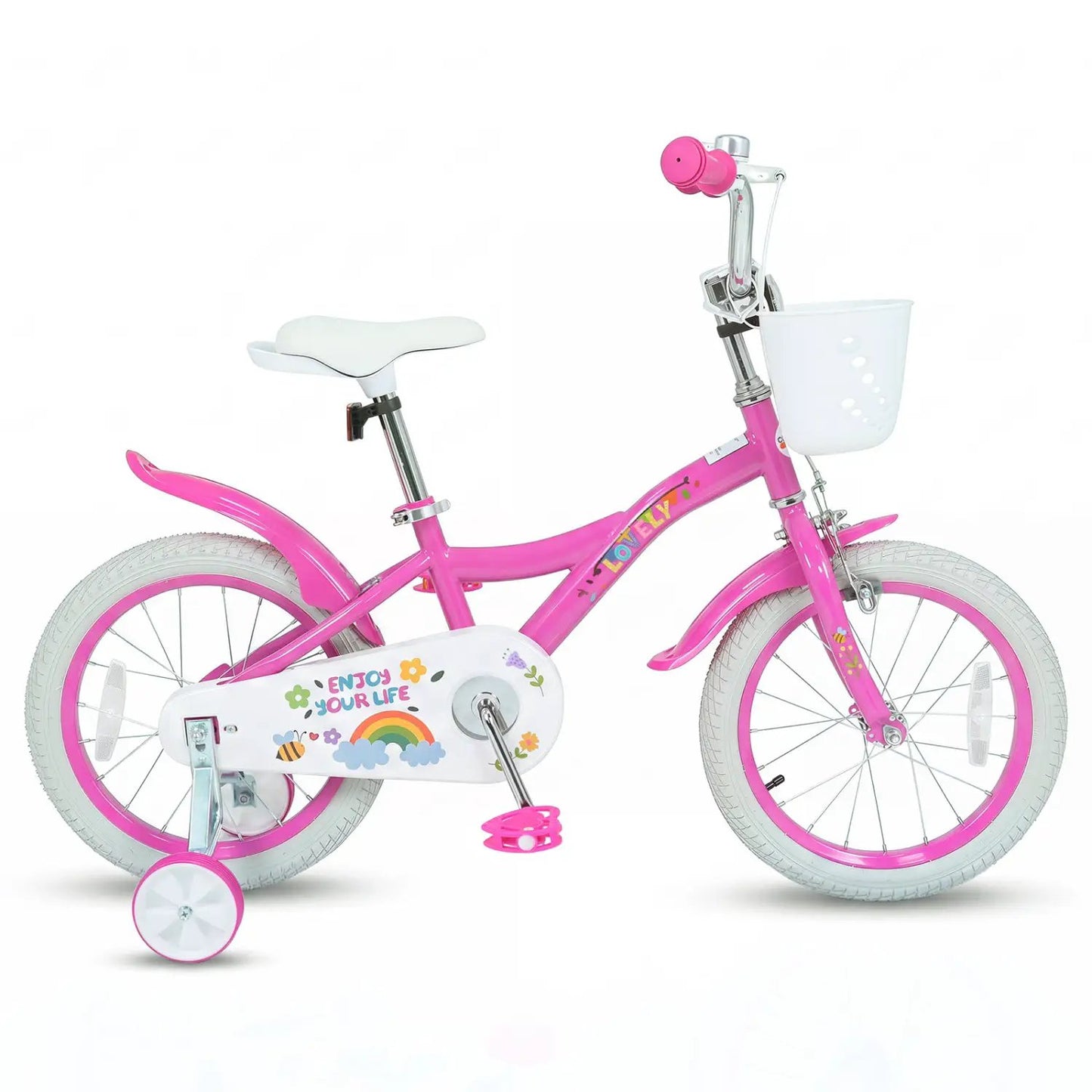 Girls Bike 12 to 18 Inch with Training Wheels