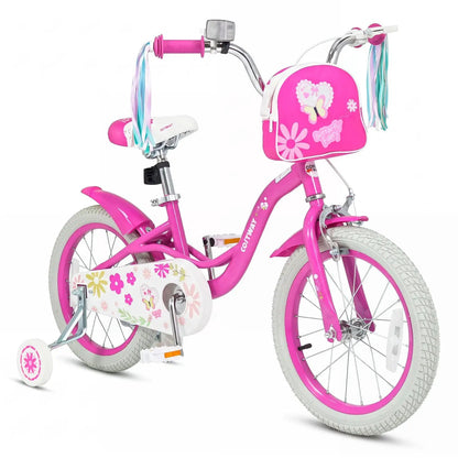 Girls Bike 12-18 Inch with Front Bag for Girls