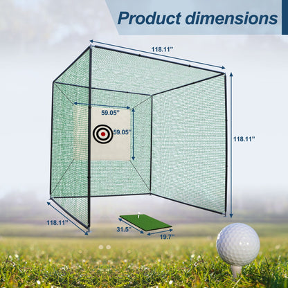 Golf Practice Net Cage and Indoor Outdoor Kit