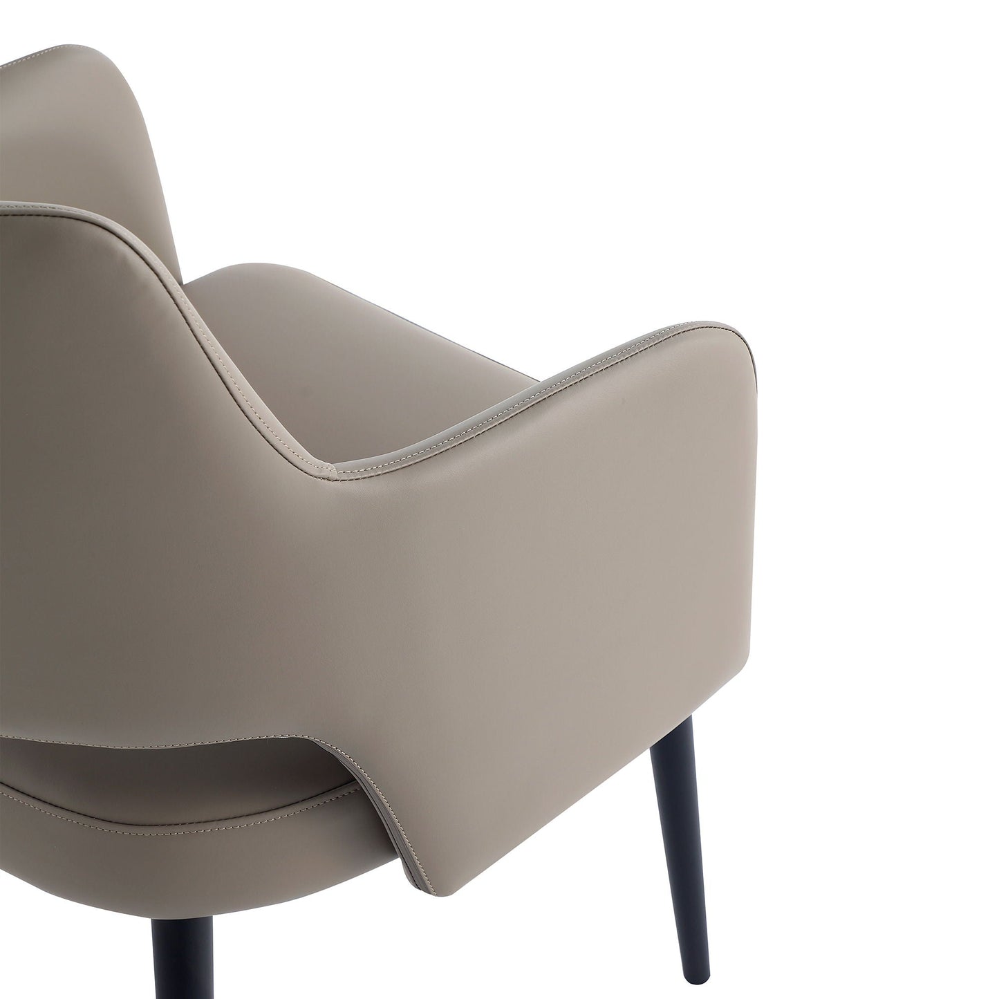 Modern Tremont Dining Armchair and Steel Frame