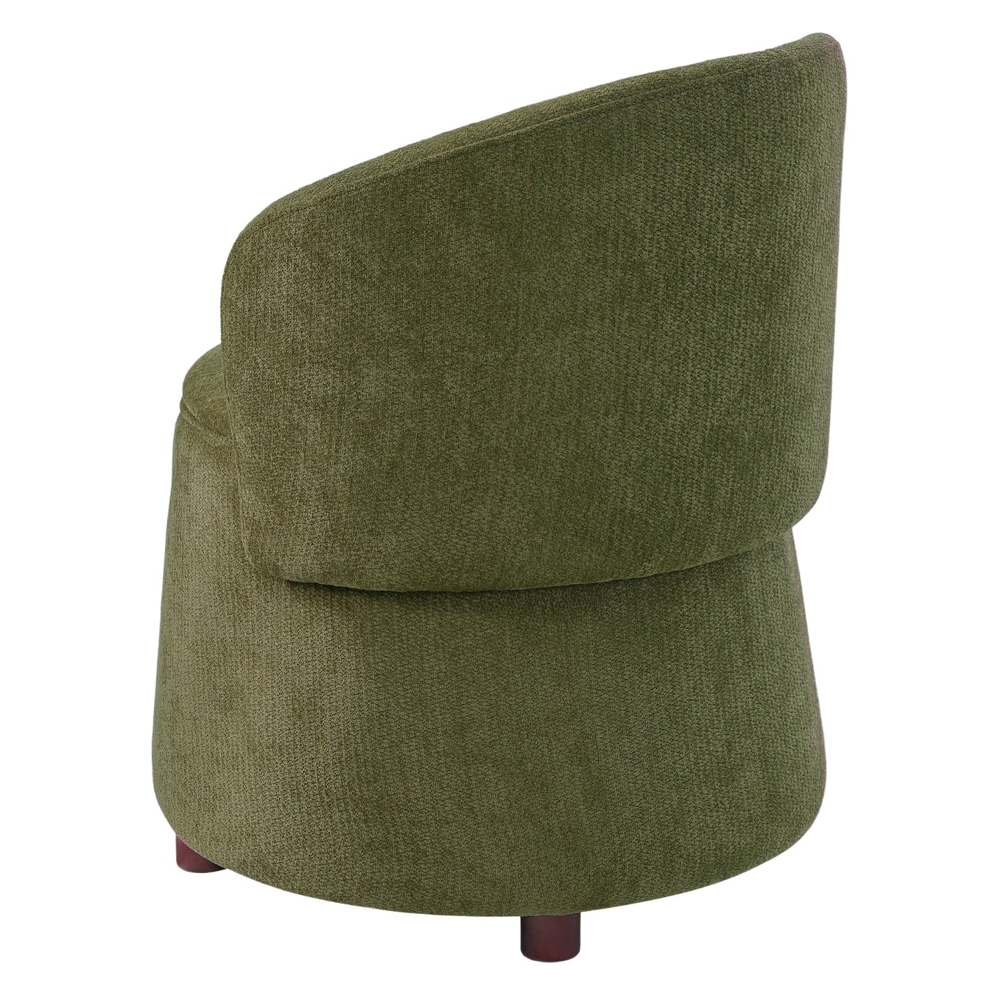 Green pet-friendly chair with hidden pet nook and convertible stool, olive textured upholstery on Tampa Home & Garden Store