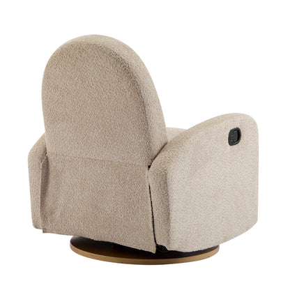 360 Swivel and Glider Recliner Chair in Almond