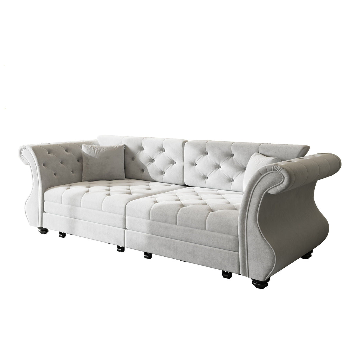 Oversized Chesterfield Sofa and a Pull Out Bed