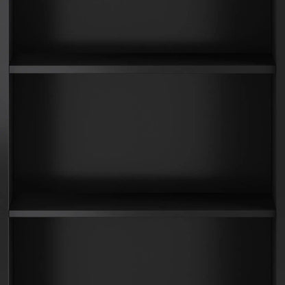 Amherst Five Shelf Bookcase Handcrafted Wood