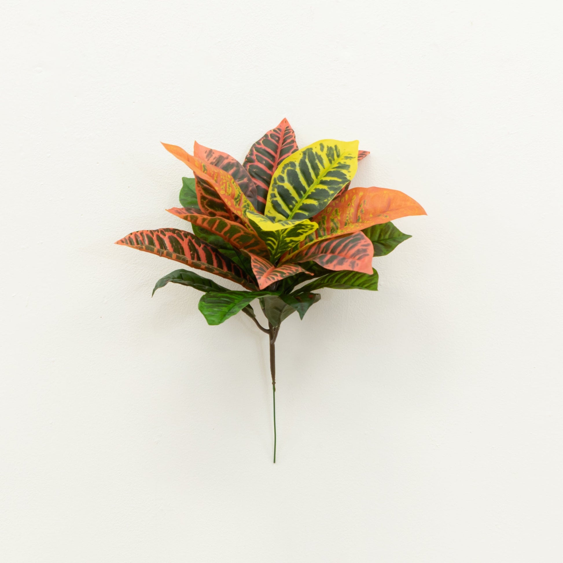 17” Garden Croton Artificial Plant (Real Touch) (Set of 6) - Tampa Home & Garden Store