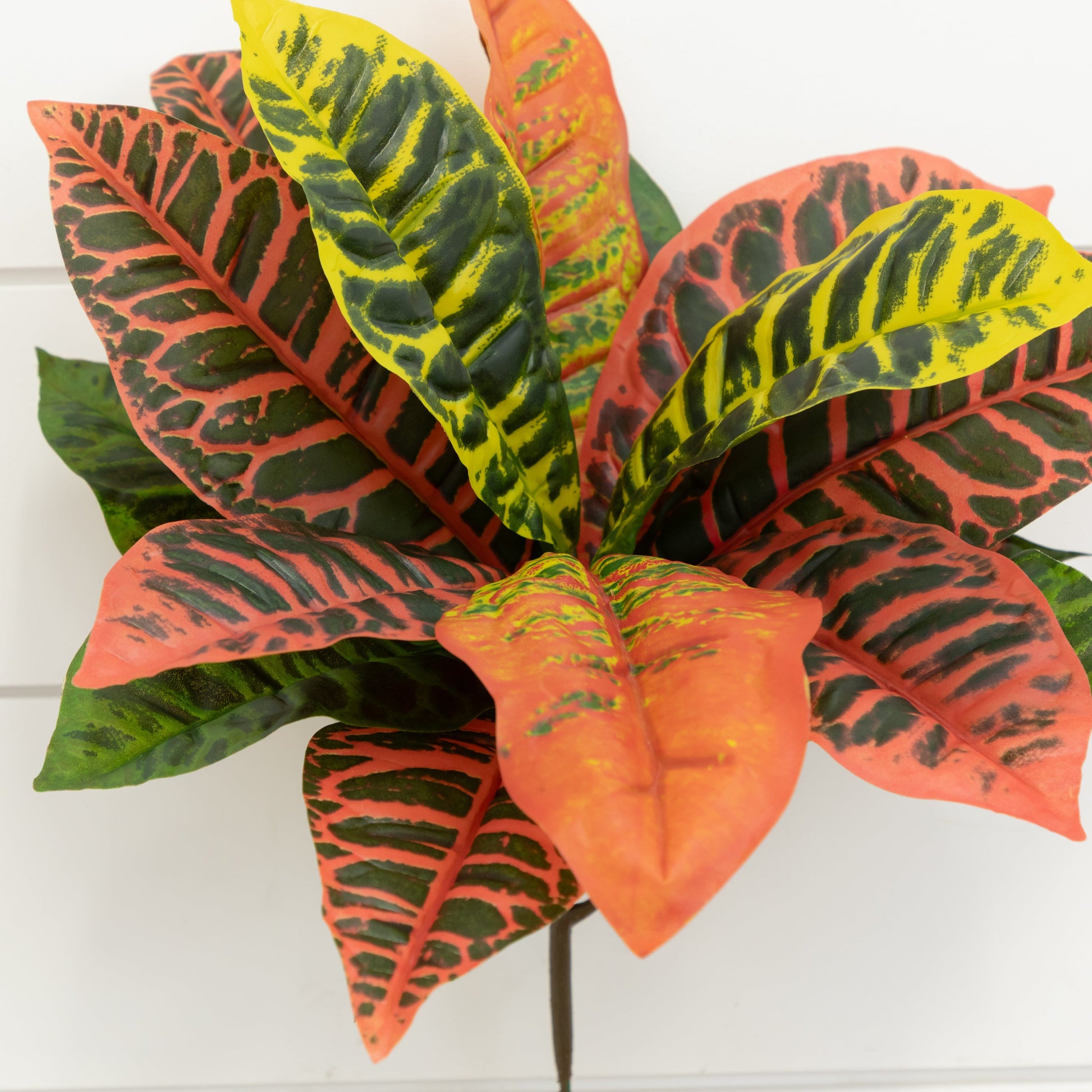 17” Garden Croton Artificial Plant (Real Touch) (Set of 6) - Tampa Home & Garden Store