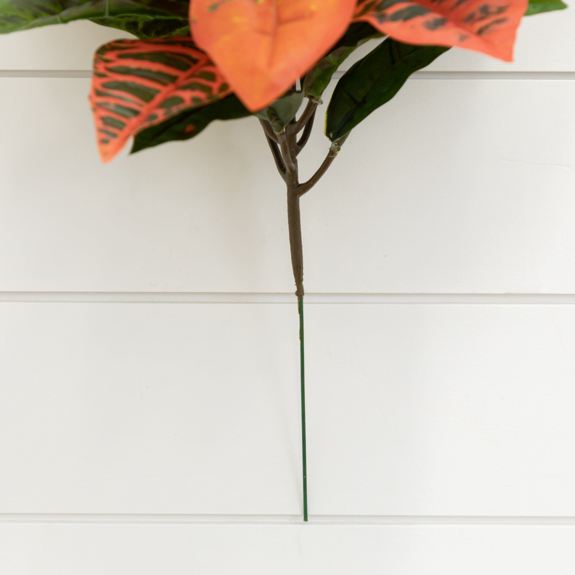 17” Garden Croton Artificial Plant (Real Touch) (Set of 6) - Tampa Home & Garden Store
