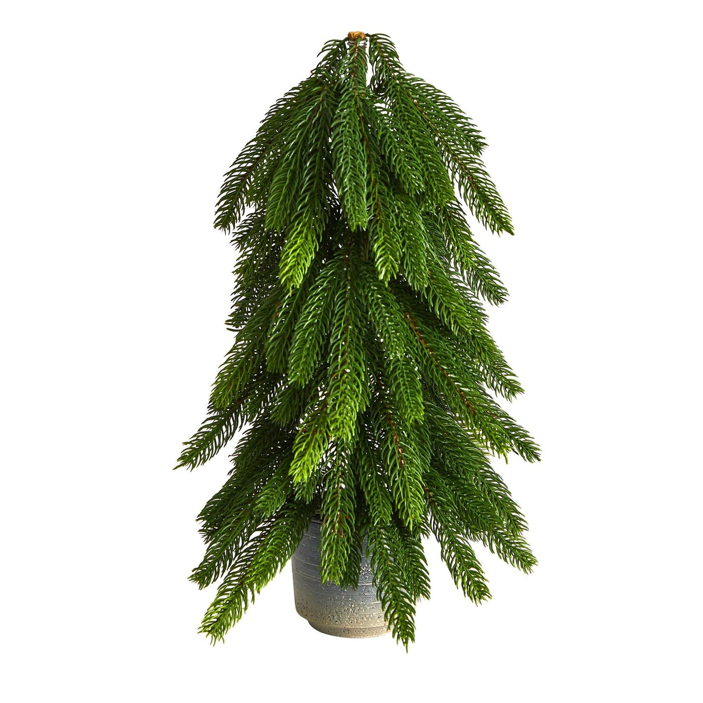 17” Pine Artificial Christmas Tree in Decorative Planter - Tampa Home & Garden Store