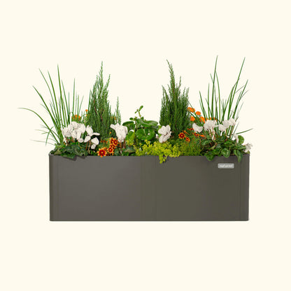 17" Tall 27" x 53" Modern Raised Garden Bed Metal - Tampa Home & Garden Store