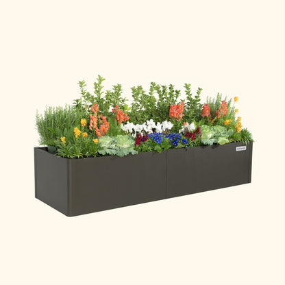 17" Tall 27" x 83" Modern Raised Garden Bed Metal - Tampa Home & Garden Store