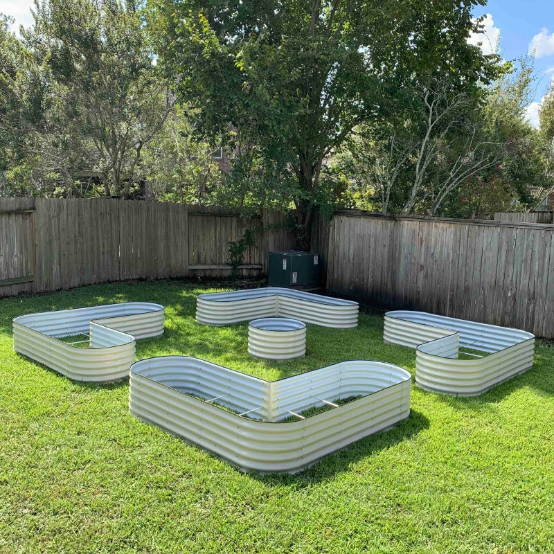 17" Tall L Shaped Raised Garden Bed - Large Size - Tampa soil911.com