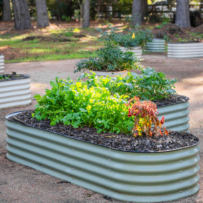 17" Tall L Shaped Raised Garden Bed Large Size - Tampa Home & Garden Store