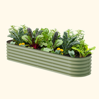 17" Tall Large Raised Garden Bed 9 in 1 Modular Metal - Tampa Home & Garden Store