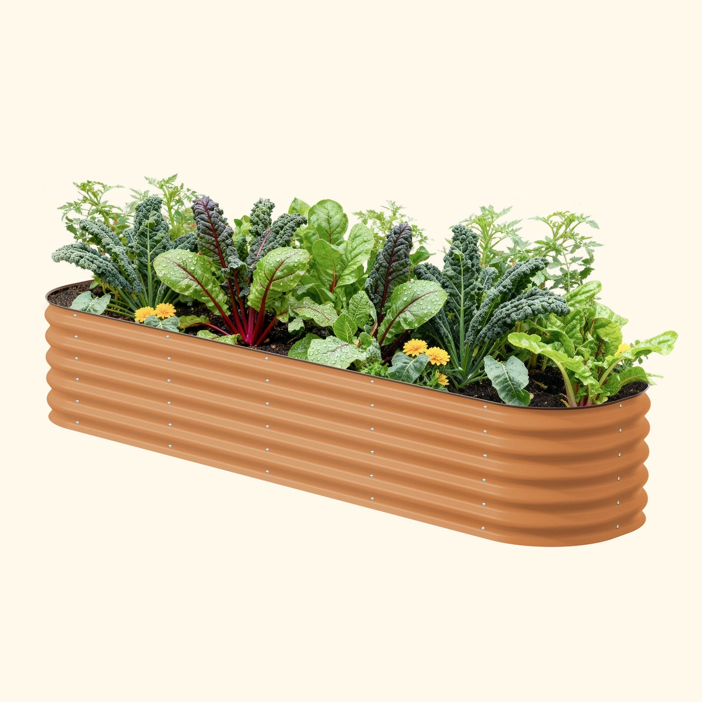 17" Tall Large Raised Garden Bed 9 in 1 Modular Metal - Tampa Home & Garden Store