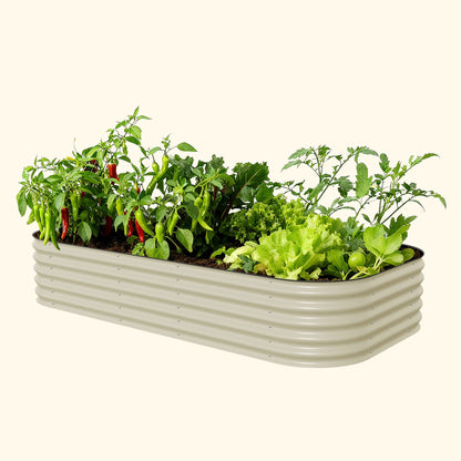 17" Tall Metal Raised Garden Bed Jumbo 10 in 1 Modular - Tampa Home & Garden Store