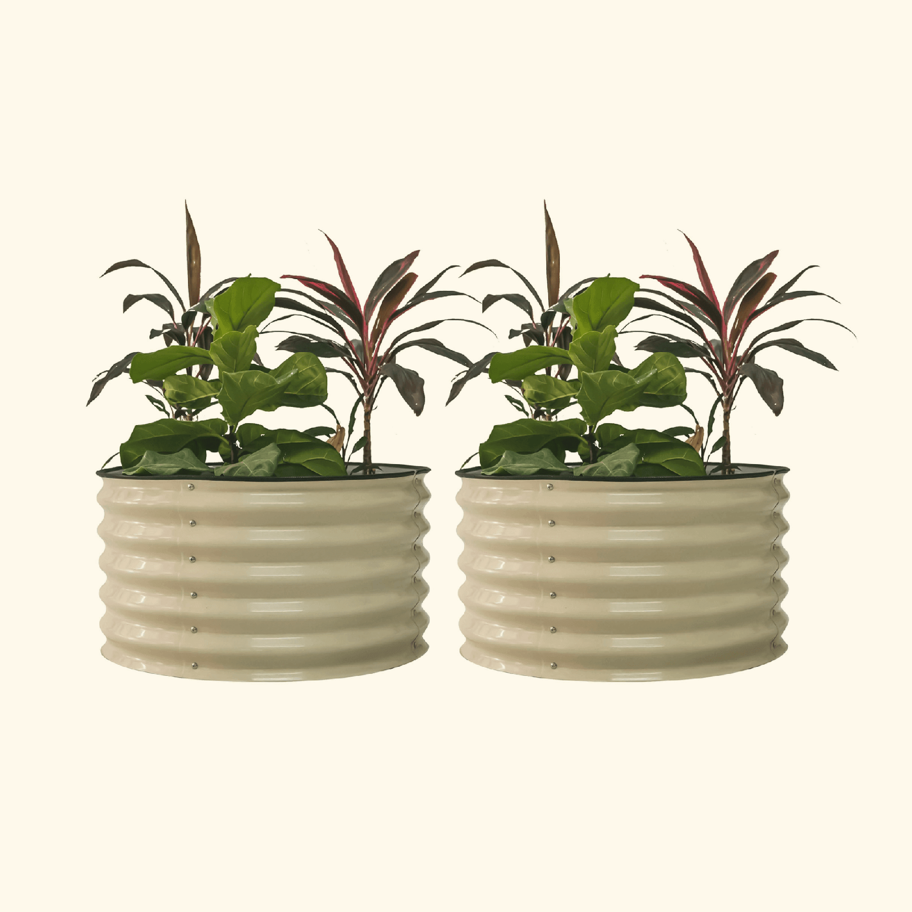17" Tall Mini Round Garden Bed 30" Wide - Two Pack - Tampa soil911.com