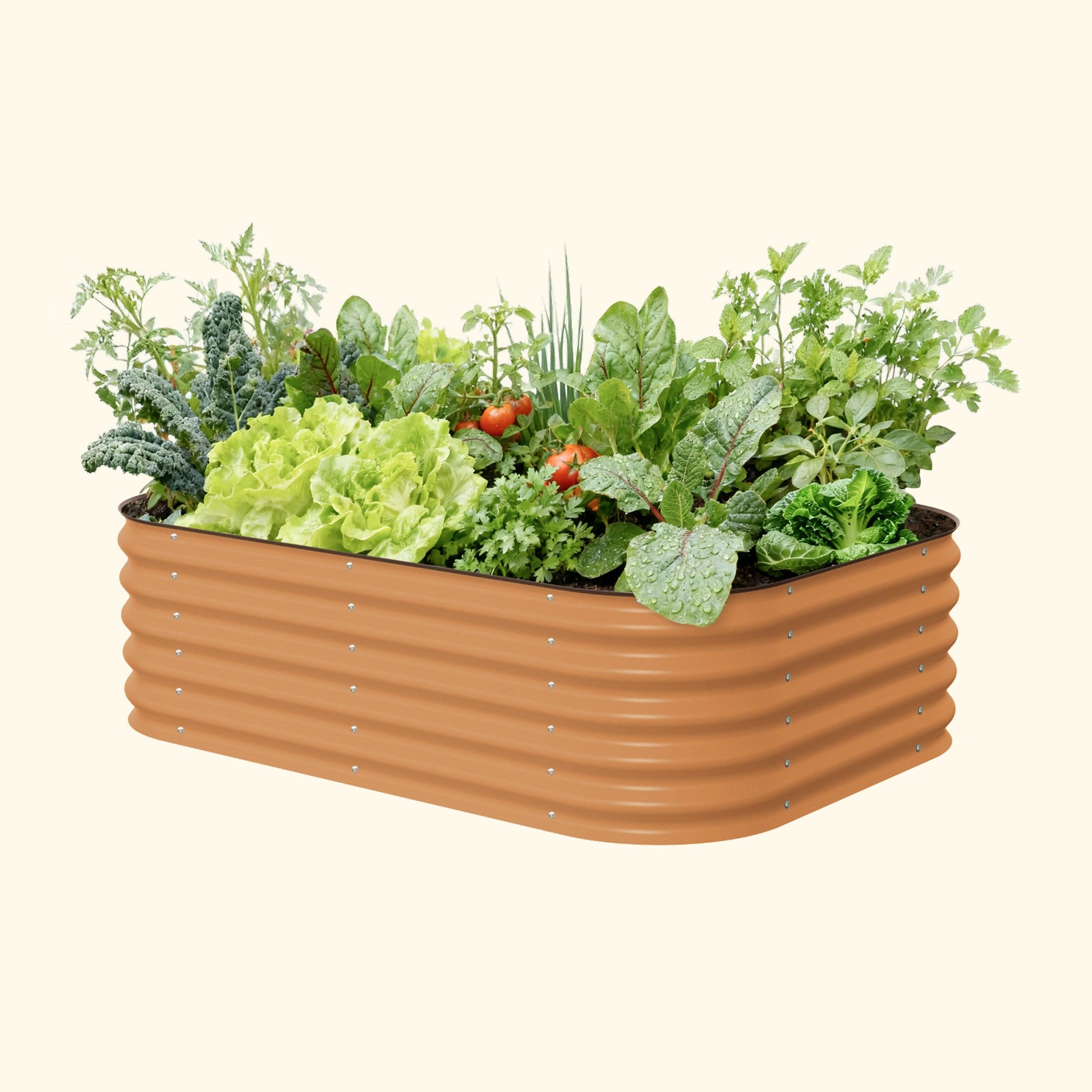 17" Tall Raised Garden Bed Midsize 6 in 1 Modular Metal - Tampa Home & Garden Store