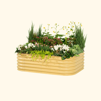 17" Tall Raised Garden Bed Midsize 6 in 1 Modular Metal - Tampa Home & Garden Store