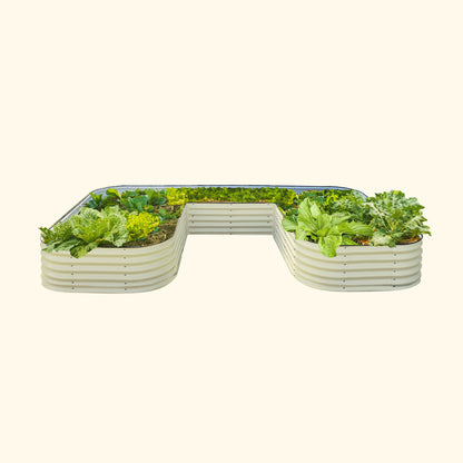 17" Tall U Shaped Raised Garden Bed All Include Kit | Metal - Tampa soil911.com