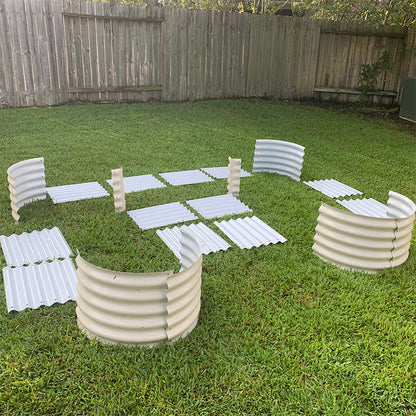 17" Tall U Shaped Raised Garden Bed Midsize | Metal - Tampa soil911.com
