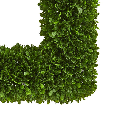 17” Tea Leaf Square Wreath UV Resistant (Indoor / Outdoor) - Tampa Home & Garden Store