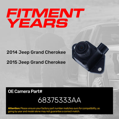 Master Tailgaters OE backup camera for 2014-15 Jeep Grand Cherokee, Part 68375333AA on Tampa Home & Garden Store