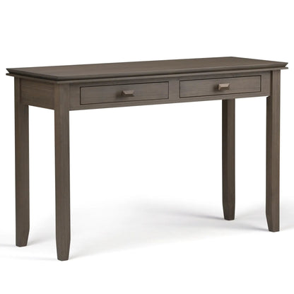 Artisan Console Sofa Table by Unique Piece Furniture with two drawers in wood finish on Tampa Home & Garden Store