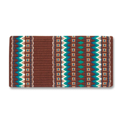 Manta de silla de montar de lana de Nueva Zelanda Domino 40X34