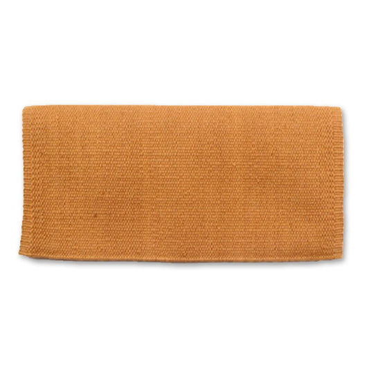 Manta de silla de montar de lana de Nueva Zelanda 1314-68 San Juan Solid Honey 36x34