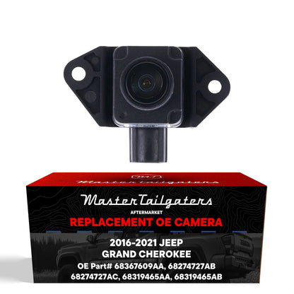 Backup camera for Jeep Grand Cherokee 2016-2021, OEM replacement, Master Tailgaters, black housing on Tampa Home & Garden Store