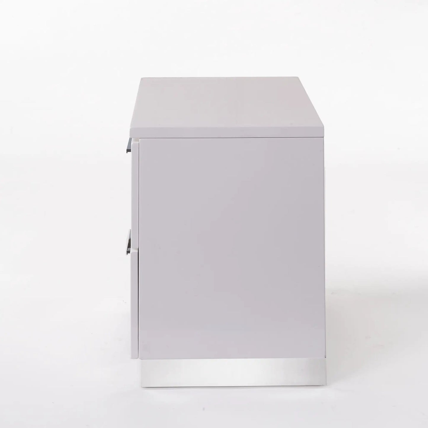 Lorimar white nightstand, accent piece with a rectangular top and drawer edge on Tampa Home & Garden Store