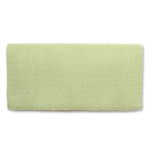 Manta de silla de montar de lana de Nueva Zelanda 1314-81 San Juan Solid Key Lime Ice 36x34