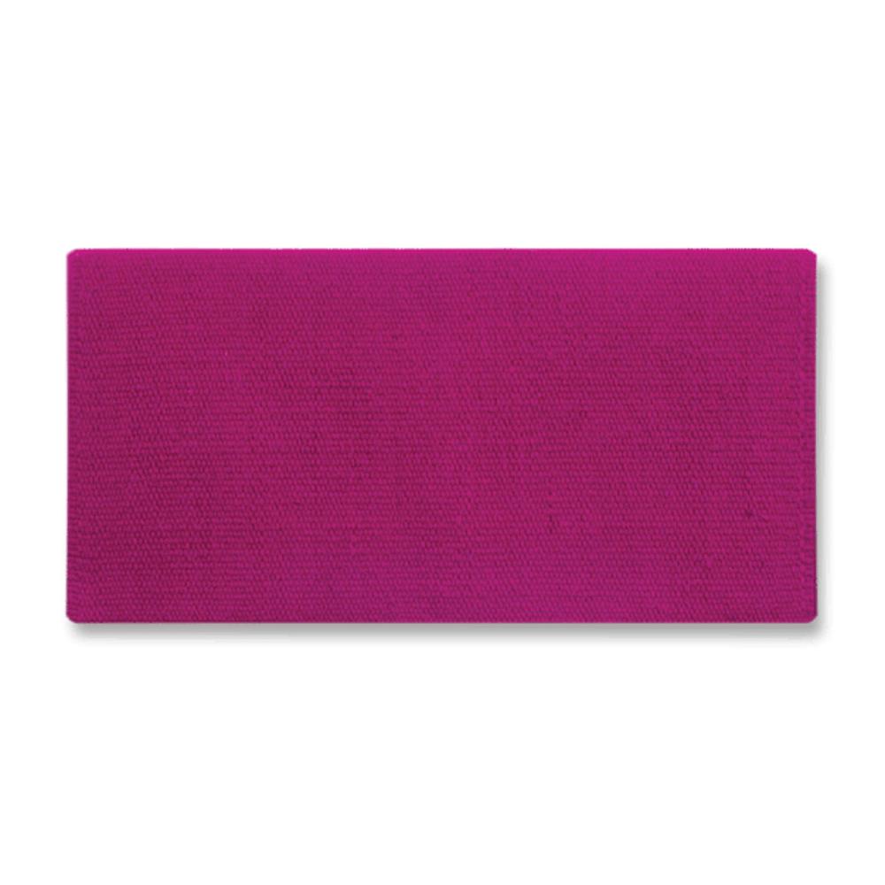 Manta de silla de montar de lana de Nueva Zelanda 1314-88 San Juan color frambuesa sólido de 36 x 34 pulgadas