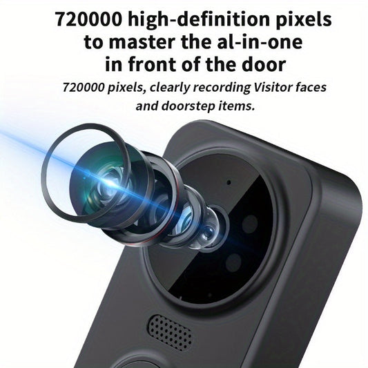 Wireless Video Doorbell with 4.3 Screen, HD Camera, Two-Way Audio & Night Vision - Tampa Home & Garden Store