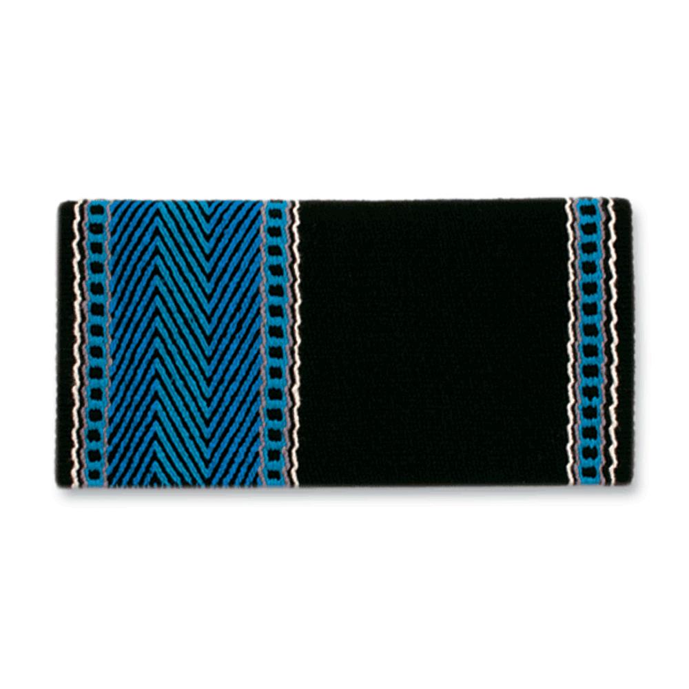 Manta de silla de montar de lana de Nueva Zelanda Bar 8 de 36 x 34 pulgadas
