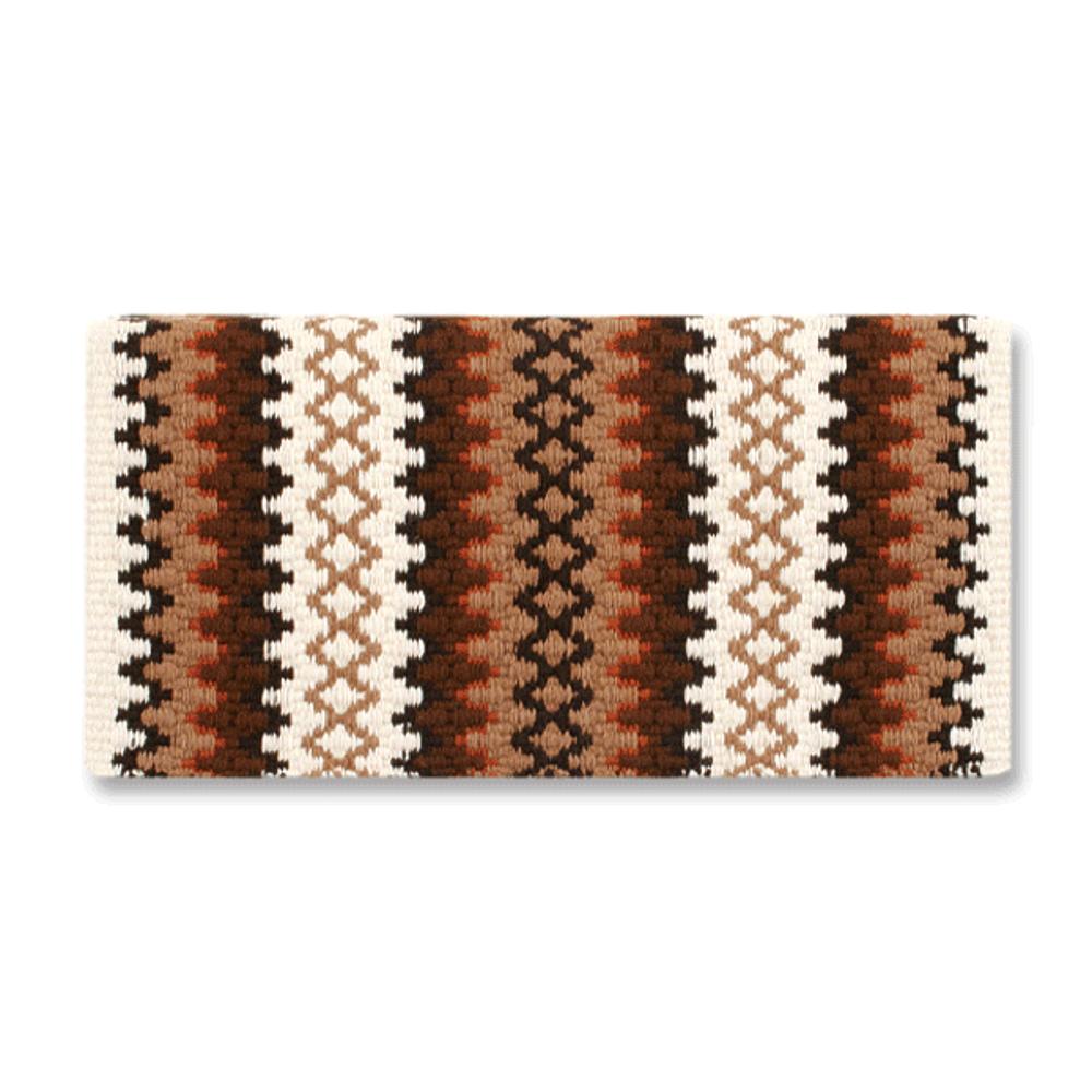 1441-1 38x34 Couverture de selle en laine Arroyo Seco de Nouvelle-Zélande