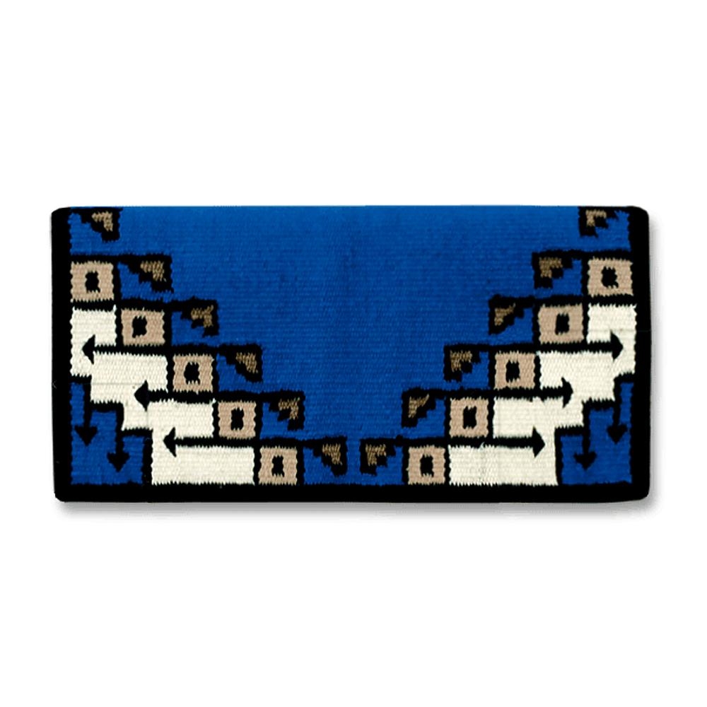 1447-8 New Pueblo 38X34 COUVERTURE DE SELLE EN LAINE DE NOUVELLE-ZÉLANDE