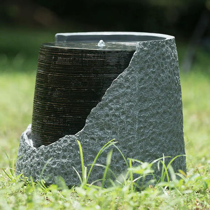 Indoor Outdoor Water Fountain With Broken Urn