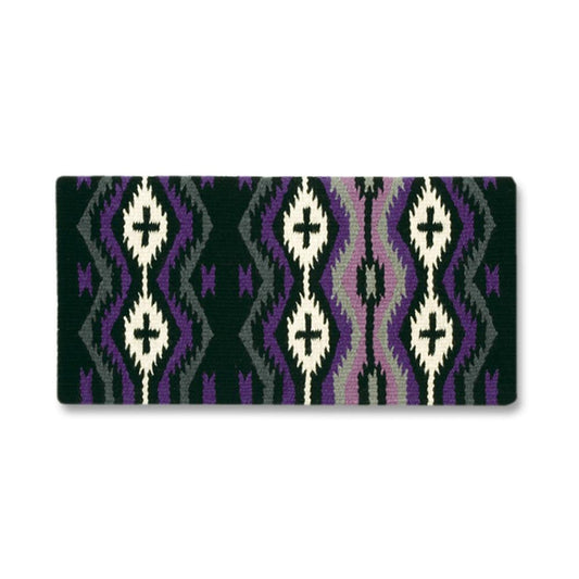 1453-2 Las Cruces 36X34 NEW ZEALAND WOOL SADDLE BLANKET