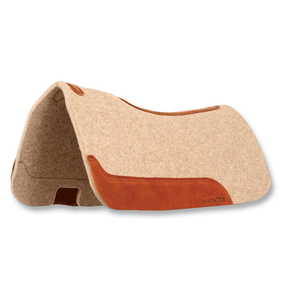 SHP7000 Manta de silla de montar de fieltro de lana con contorno 32X32