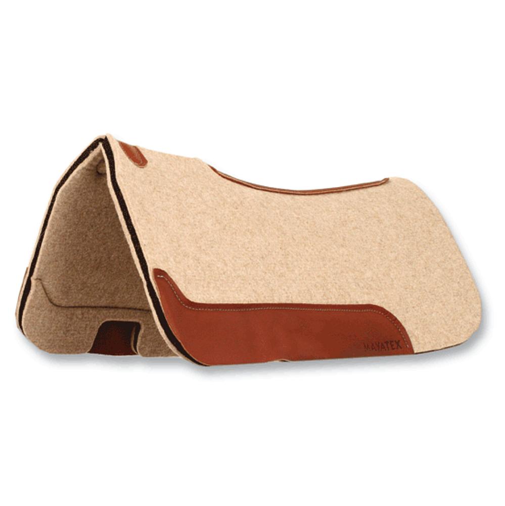 Tapis de selle profilé en feutre de laine SHP7001 -1 W 1 2 Mousse de caoutchouc 32X32