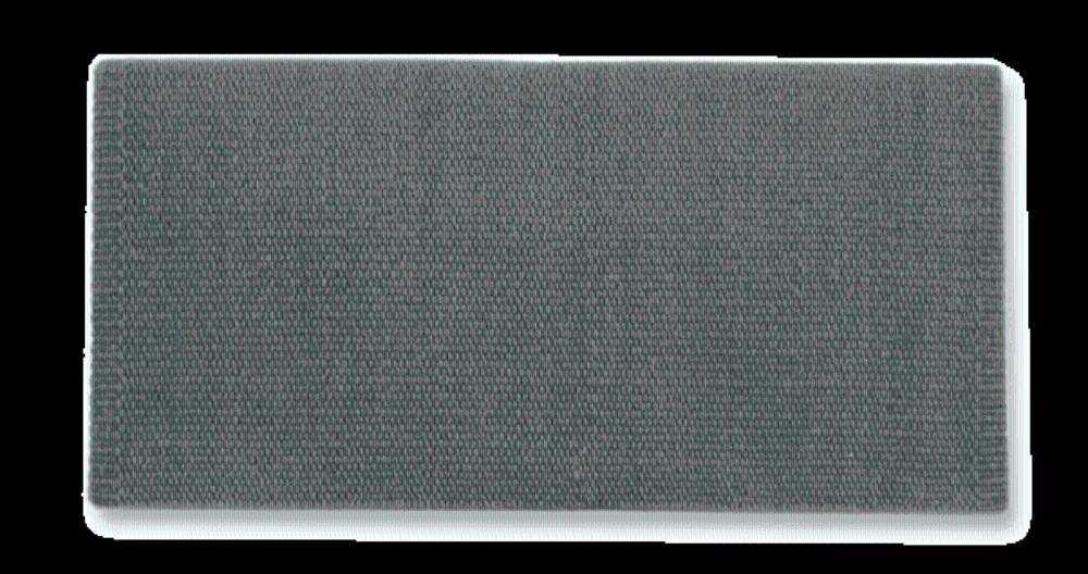 Manta para silla de montar de lana de Nueva Zelanda 1314-93 San Juan, color carbón sólido, 36 x 34
