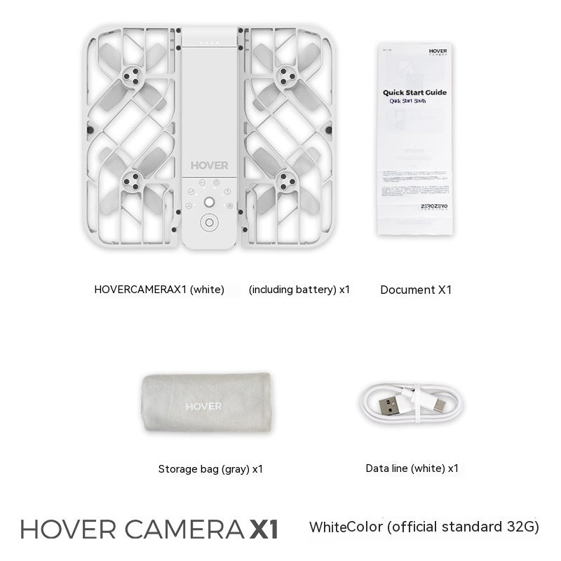 Hover Camera X1 white drone with central control panel and battery included on Tampa Home & Garden Store