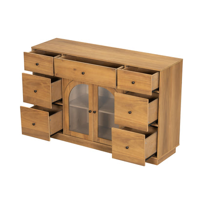 Cabinet with Storage for Living and Dining by HouseOfZazla natural oak sideboard with drawers on Tampa Home & Garden Store