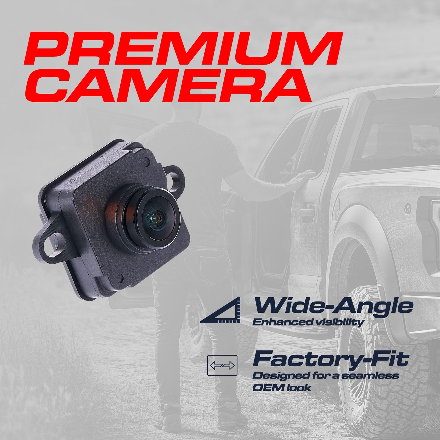 Backup camera for Jeep Renegade (2015-2017) by Master Tailgaters, black housing on Tampa Home & Garden Store