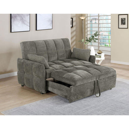 Alvara Tufted Pull Out Sofa With Memory Foam